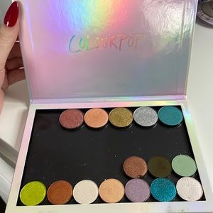 Colourpop magnetic palette and shadows